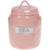 Банка фарфорова Necollie Tea 1500мл, рожева