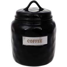 Банка фарфорова Necollie Coffee 1500мл, чорна