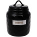 Банка фарфорова Necollie Coffee 1500мл, чорна