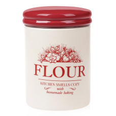 Банка керамічна Англійська Шипшина FLOUR 630мл для сипучих продуктів