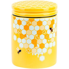 Банка керамічна Sweet Honey 650мл для сипучих продуктів, жовтий