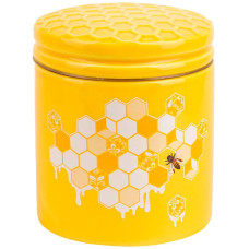 Банка керамічна Sweet Honey 480мл для сипучих продуктів, жовтий