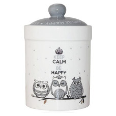 Банка керамічна Be Happy Совушки» 700мл