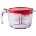 Мірна кружка Pyrex Classic з кришкою 1000мл скляна