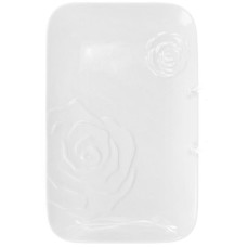 Блюдо фарфорове White Rose прямокутне 34х21.5см (білий фарфор)