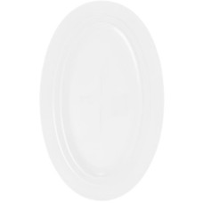Блюдо фарфорове White City овальне 35х22см (білий фарфор)