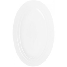 Блюдо фарфорове White City овальне 40х26см (білий фарфор)