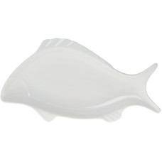 Блюдо порцелянове White Fish 36см, біле
