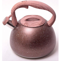 Чайник Kamille Whistling Kettle Granite 2.8л з нержавіючої сталі зі свистком