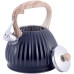 Чайник Kamille Whistling Kettle Black 3л з нержавіючої сталі зі свистком, чорний Чайник Kamille Whistling Kettle Black 3л з нержавіючої сталі зі свистком, чорний