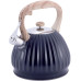 Чайник Kamille Whistling Kettle Black 3л з нержавіючої сталі зі свистком, чорний