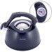 Чайник Kamille Whistling Kettle Thermo 3л з нержавіючої сталі зі свистком і термометром, чорний