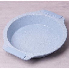 Форма Kamille Marble кругла 37х34х7см з силіконовими ручками