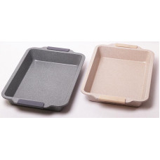 Форма для випічки Kamille Marble 40.5х27х6см з силіконовими ручками