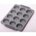Форма для випічки кексів Kamille Marble 38х26см, 12 осередків
