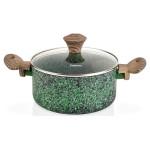 Каструля Fissman Malachite 2.7л з антипригарним покриттям EcoStone