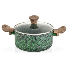 Каструля Fissman Malachite 2.7л з антипригарним покриттям EcoStone