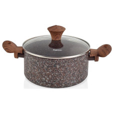 Каструля Fissman Magic Brown 2.7л з антипригарним покриттям