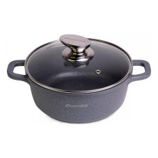 Каструля Kamille Landes Grey 2.3л з литими алюмінієвими ручками