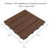 Композитна плитка WPC каштан 30*30CM*2СM (D) SW-00001710 Композитна плитка WPC каштан 30*30CM*2СM (D) SW-00001710