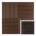 Композитна плитка WPC каштан 30*30CM*2СM (D) SW-00001710 Композитна плитка WPC каштан 30*30CM*2СM (D) SW-00001710