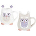 Кружка Owl Family 400мл з керамічною кришкою