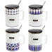 Кружка фарфорова Хоробре Серце 380мл з кришкою і ложкою