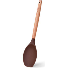 Ложка сервірувальна (кухарська) Fissman Chef's Tools 31.5см силікон, шоколадний