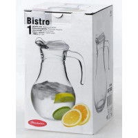 Глечик Bistro Jugs 1000мл з пластиковою кришкою