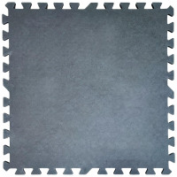 Підлога пазл - модульне покриття для підлоги чорне 600x600x10мм (МР15) SW-00001169