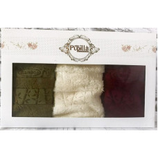 Набір 3 кухонних рушника Pupilla Bamboo Erden 30х50см