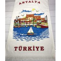 Набір 12 кухонних рушників Art of Sultana Antalya Sea 40х60 махра/велюр Набір 12 кухонних рушників Art of Sultana Antalya Sea 40х60 махра/велюр