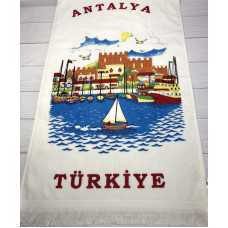 Набір 12 кухонних рушників Art of Sultana Antalya Sea 40х60 махра/велюр