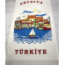 Набір 12 кухонних рушників Art of Sultana Antalya Sea 40х60 махра/велюр