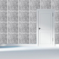 Декоративна ПВХ плита попелястий мармур 600*600*3mm (S) SW-00001626