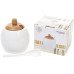 Цукорниця Ceram Bamboo Ø9х12см з ложкою і дерев'яною кришкою Цукорниця Ceram Bamboo Ø9х12см з ложкою і дерев'яною кришкою