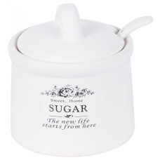 Цукорниця керамічна Sweet Home SUGAR 350мл з порціонною ложкою
