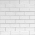 Панель стінова 3D NEW CULTURAL WALL 70*70cm*5mm WHITE+SILVER (D) SW-00001502