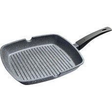 Сковорода-гриль Fissman Grey Stone 28х28см з антипригарним покриттям Platinum