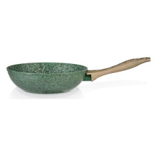Сковорода-вок Fissman Malachite Ø24см з антипригарним покриттям EcoStone