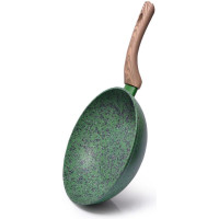 Сковорода-вок Fissman Malachite Ø28см з антипригарним покриттям EcoStone