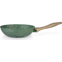 Сковорода-вок Fissman Malachite Ø28см з антипригарним покриттям EcoStone