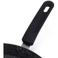 Сковорода для млинців Kamille Crepe Pan Marble Ø28см з мармуровим покриттям