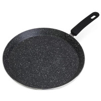Сковорода для млинців Kamille Crepe Pan Marble Ø28см з мармуровим покриттям