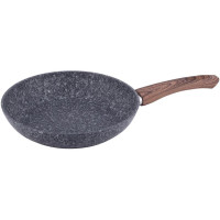 Сковорода Kamille Grey Marble Ø24см індукційна з антипригарним покриттям