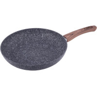 Сковорода Kamille Grey Marble Ø28см індукційна з антипригарним покриттям