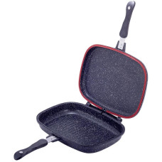 Сковорода-гриль Kamille Grill Pan двостороння прямокутна 32х24х7.5см