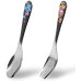 Набір дитячих столових приборів Fissman Jungle 2 предмета, нержавіюча сталь