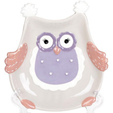 Набір 4 блюда Owl Family 18.9см кераміка (десертні тарілки)