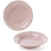 Набір 6 глибоких тарілок Leeds Ceramics SUN Ø23см, кам'яна кераміка (рожевий-попелястий)